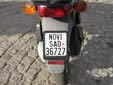Motorcycle plate (old style, 1961 series) from<br>the former Republic of Yugoslavia