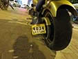 Motorcycle plate