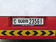 Public transport bus plate