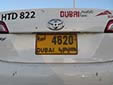 Taxi plate (old style)