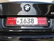 Diplomatic plate. CD = Corps Diplomatique / Diplomatic Corps