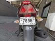 Motorcycle plate