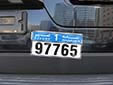 Export plate (sticker)