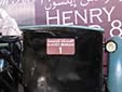 Old-timer motorcycle plate (detailed view of the previous picture)