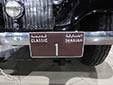 Old-timer plate (old style)