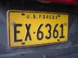 Military plate 'U.S. Forces'