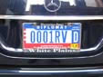 Diplomatic plate (old style) for United Nations officials. D = Diplomat