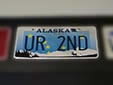 Personalized plate ('Caribou' plate)