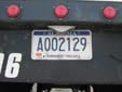 Permanent trailer plate. A = permanent trailer
