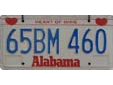 Normal plate (1987 series). 65 = Washington County