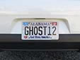 Personalized special interest plate 'God Bless America'