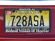 University plate 'Alabama State University'<br>(detailed view of the previous picture)