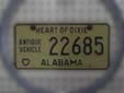 Old-timer plate (antique vehicle)