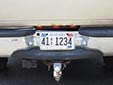 Truck plate. 41 = Lauderdale County. X2 = over 12,000 lbs.