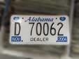 Dealer plate. D = dealer