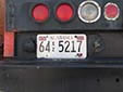 Truck plate. 64 = Walker County. X2 = over 12,000 lbs.