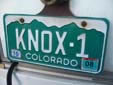 Personalized plate (1993 series)<br>Submitted by Cor van Gompel from the Netherlands