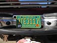 Recreational truck plate (old style)