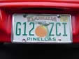 Normal plate (1997 series) from Pinellas County