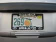 Personalized plate (1997 series) from Miami-Dade County<br>Plates with 'Sunshine State' are issued in Miami-Dade County only