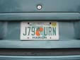 Normal plate (2003 series) from Marion County