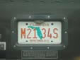 Normal plate (1986 series) from Broward County