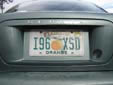 Normal plate (1997 series) from Orange County