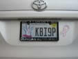 Special interest plate 'End Breast Cancer'