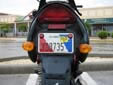 Specialty motorcycle plate