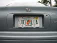 Normal plate (2003 series) from Duval County