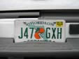 Normal plate (2003 series) from Escambia County