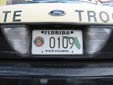 Governmental plate (Florida Highway Patrol)