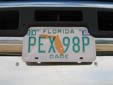 Normal plate (1991 series) from Miami-Dade County