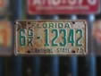 Commercial vehicle's plate (1973 series) from Palm Beach County<br>6 = Palm Beach County. GK = commercial (3,051 to 5,050 lbs.)