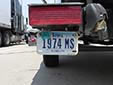 Motorcycle plate (1996 series) from Plymouth County