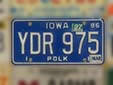 Normal plate (1986 series) from Polk County