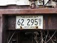 Semi trailer plate (1988 series). ST = semi trailer