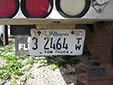 Tow truck plate. TW = tow truck