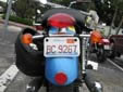 Motorcycle plate (2001 series, 150 cc and above)