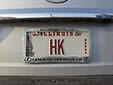 Personalized officials vehicle's plate 'Retired House'