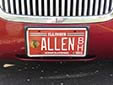Personalized special interest plate 'Chicago Blackhawks'
