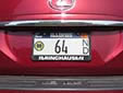 Personalized university plate 'University of Notre Dame'