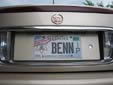Personalized special interest plate 'Support Law Enforcement'