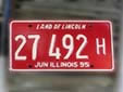 Truck plate (1995 series). H = 16,001 – 26,000 lbs.