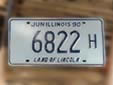 Truck plate (1990 series). H = 16,001 – 26,000 lbs.