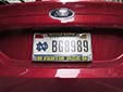 University plate 'University of Notre Dame'