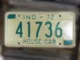 House car plate (1972 series)