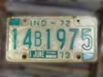 Normal plate (1973 series). 14 = Daviess County