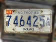 Farm truck plate (1993 series, up to 7,000 lbs.) from LaGrange County