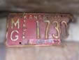 Truck plate (1965 series). MG = Montgomery County